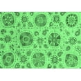 thumbnail image 1 of Ahgly Company Indoor Rectangle Abstract Emerald Green Modern Area Rugs, 3' x 5', 1 of 4