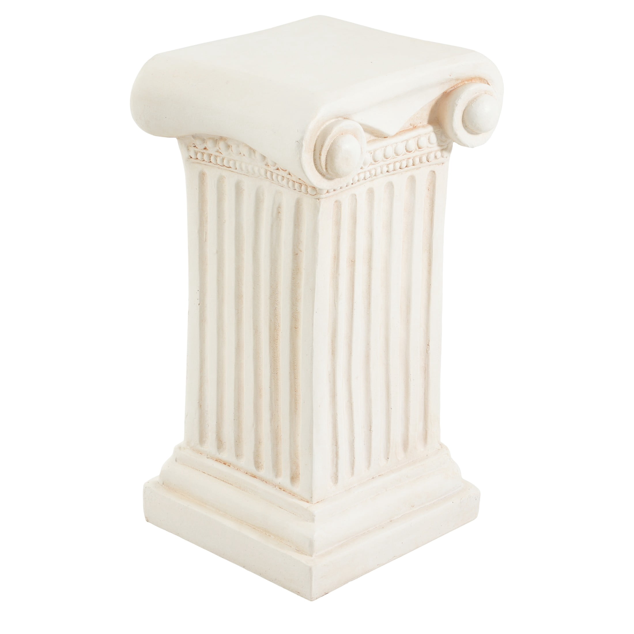 Christopher Knight Home 18.11" MGO Roman Column Stand, Decorative Plants & Flowers Pedestal, Antique White