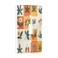 thumbnail image 2 of Yayeee Toggle Light Switch Wall Plate 1-Gang 4.5"x2.7" Home Decorative Outlet Cover, Cartoon Plants, 2 of 7