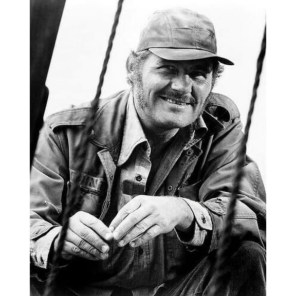 Jaws Robert Shaw classic smile as Quint 24x36 inch wall art poster