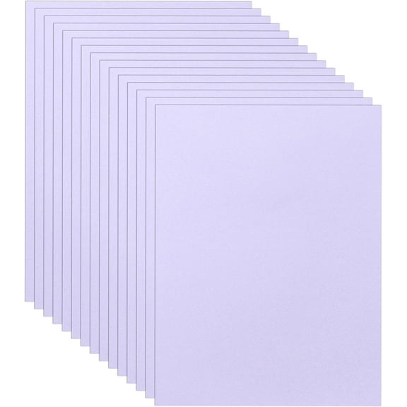 100 Sheets Purple Cardstock 8.5 x 11 Craft Paper, 75lb Light Purple Card Stock for DIY Cards Making, Wedding Invitations, Thank You Card, Bussine Cards, Certificates