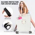 thumbnail image 4 of 8 fundas para ruedas de equipaje protectores ruedas silicona, 4 of 6