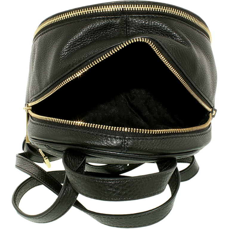 Michael Kors Backpacks and bumbags rhea zip md Women 30S5GEZB1LBLACK  Leather Black 260€