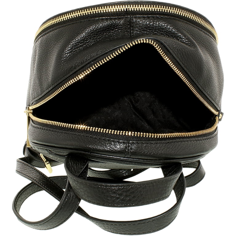 black leather backpack gold cross keeva Kiva Small Crossbody In Pebbled golden hue adds a sunny touch to any outfit Criss-Cross Genuine Leather Matte Black