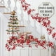 thumbnail image 4 of Guirnalda navideña artificial de hiedra de 200 cm con frutos rojos | Decoración de corona de PVC para fiestas navideñas en casa | Enredadera colgante para repisas festivas, 4 of 5