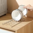 thumbnail image 4 of KAKOWELY Dish Drying Rack Dish Drainer Rack Plate Drying Rack Bowl Drainer Rack Dish Storage Draining Stand11.61"X4.72"X0.91", 4 of 5