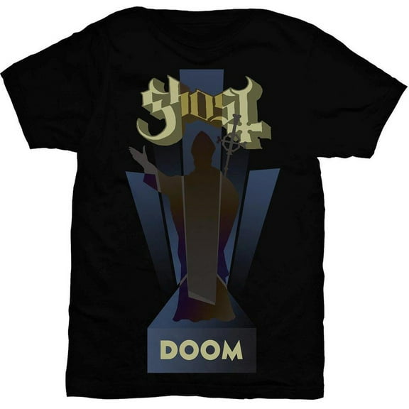Men's Ghost Doom T-shirt Small Black