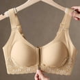thumbnail image 6 of SOOMLON Push up Bras for Women Plus Supportive Front Close Brassiere Panel Lift Zipper Bralettes Daily Sports Bras, 6 of 9