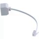 thumbnail image 1 of ¡Promoción! Divisor de teléfono RJ11 6P4C (1 macho, 2 hembras) - blanco, 1 of 5