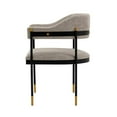thumbnail image 5 of Manhattan Comfort Lia Dining Armchair with Metal Frame in Stone, 5 of 10