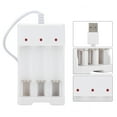 thumbnail image 1 of Rechargeable Battery, AA Battery USB Charger, Ith USB Plug Three Slots Charger Laptop Or AA AAA Rechargeable Battery For Charging Power Bank, 1 of 8