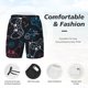 thumbnail image 3 of Balery Joystick Gamepad Bañador para hombre, shorts de playa de secado rápido con entrepierna y forro de compresión-Medium, 3 of 6
