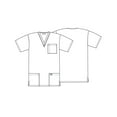 thumbnail image 3 of Sivvan Unisex Scrubs V-Neck 3 Pocket Top Available in 12 Colors, 3 of 4