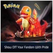 4D Build, Pokémon Charmander 3D Model Kit, Pokémon Figure, Kanto First Partner Collection, Desk Décor, 241 Pieces, Gift Ideas for Ages 12 & Up