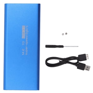MSATA à l'adaptateur USB3.0 boîtier 6Gbps bleu MSATA SSD Adaptateur pour 30x30mm 50x30mm Externe SSD Disque dur