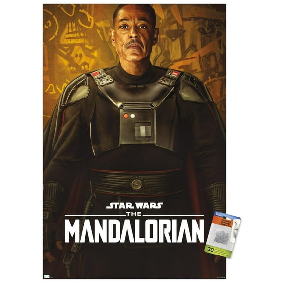 Star Wars: The Mandalorian Season 2 - Moff Gideon Wall Poster with Pushpins, 22.375" x 34"