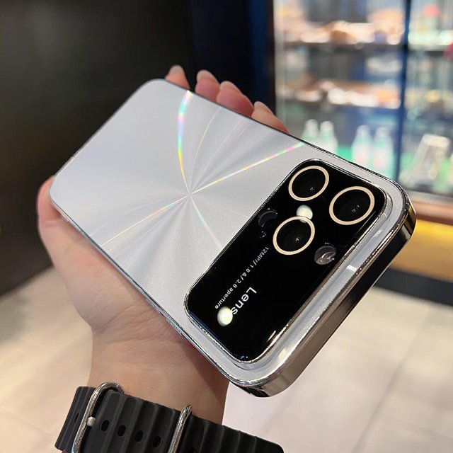 Magsafe-funda protectora de lente para iPhone, carcasa delgada de lujo con logotipo mate y agujero para iphone 12, 14 Pro Max, 13 Pro, 14Pro, 11, 14 Pro Max Fivean unisex