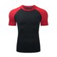 thumbnail image 3 of Ceisia Men's Compression Raglan Sleeve T-Shirt High Elastic Quick Dry Athletic Crew Neck Top Gift, 3 of 5