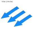 thumbnail image 3 of Uxcell 8x2" Flèche Autocollant PVC Directionnel Signe Adhésif Amovible Floor Decal Bleu 10Set / 30Pieces, 3 of 5