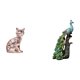 thumbnail image 1 of Figura decorativa de escritorio: Estatua de gato, Estatua de . Figura decorativa creativa de cerámica y resina. Ideal para la oficina, el, 1 of 8