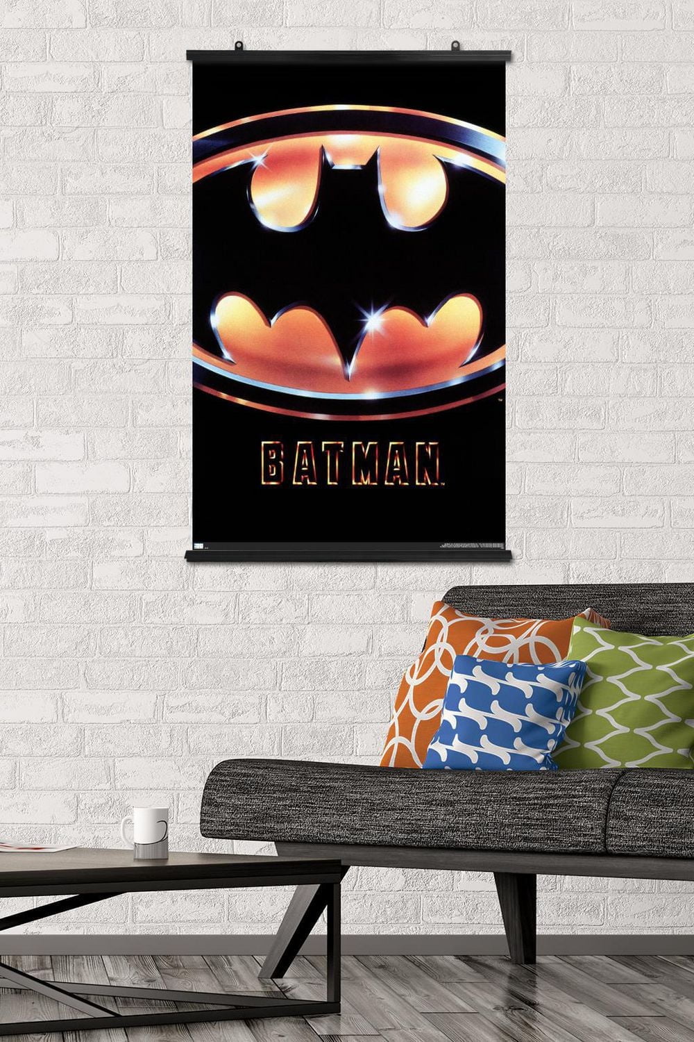 DC Comics Movie Batman (1989) - Logo One Sheet Wall Poster, 22.375" x 34"