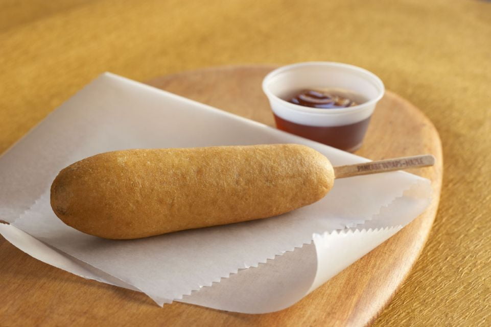 foster farms turkey sausage & pancake on a stick