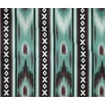 thumbnail image 4 of oneOone Cotton Flex Dusty Teal Green Fabric Stripe & Ikat Ethnic Fabric For Sewing Printed Craft Fabric By The Yard 40 Inch Wide, 4 of 4