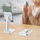 thumbnail image 2 of Xihbxyly Soporte de Aluminio Ajustable para Teléfono y Tableta, Base Portátil Plegable, Base Resistente, Manos Libres, Diseño Ergonómico, Soporte Universal, Montaje En Escritorio, Compatible con Vide, 2 of 7