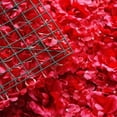 thumbnail image 4 of BalsaCircle 4 Red Silk Roses Hydrangea Flowers Wall Panels 11 feet UV Protected Background Wedding Party Photo Booth, 4 of 5