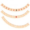 thumbnail image 3 of 1 Pieza Banner Vintage Burlap Bells Suministro De Envoltorio preestablecer De UNA BLESIY Burlap Bunting Banner, 3 of 8