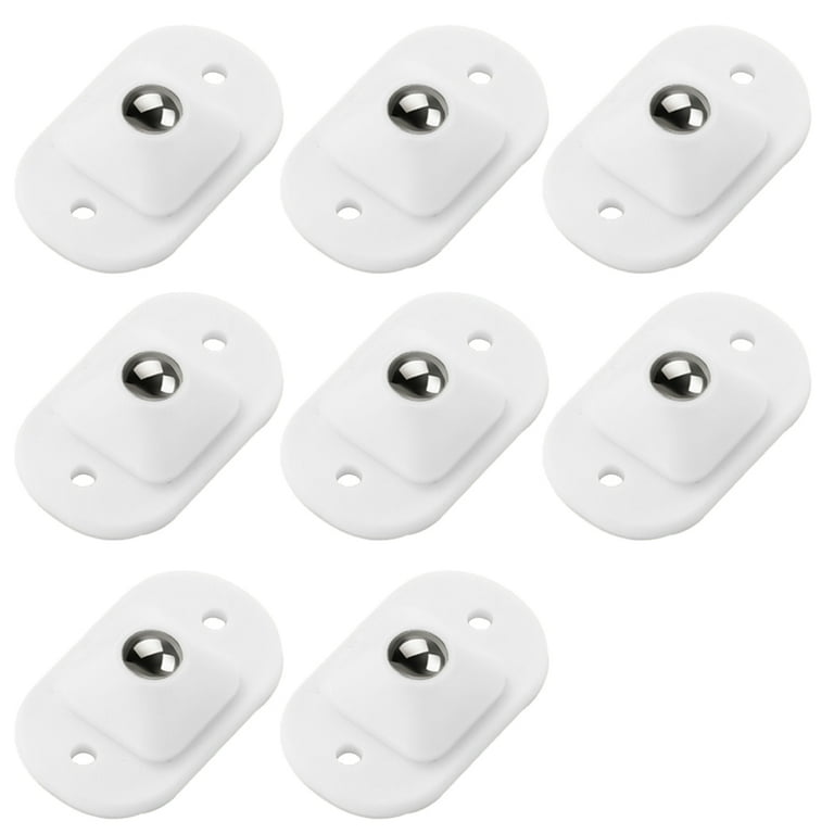 Self-Adhesive Mini Caster Wheels for Kitchen Appliances - Perfect for Small  Appliance Mobility,White single steel bead