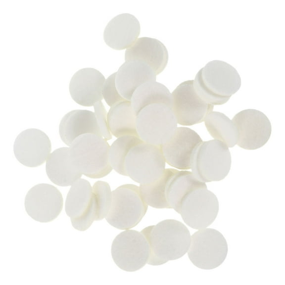 CATIEBYE 150pcs White Cotton Round Pads for Diffuser, Absorption, Scented Oil Replacement Pads