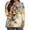 0-ginger, variant on Womens Fall 3/4 Length Sleeve Tops 2024 Fashion Plus Size Shirts 3/4 Sleeve V Neck Floral Print T-Shirts Dressy Casual Tshirts Fall Clothes for Women 2024 silver 3X-Large