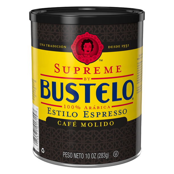 Cafe Bustelo Supreme, ground Coffee 10 Oz Can