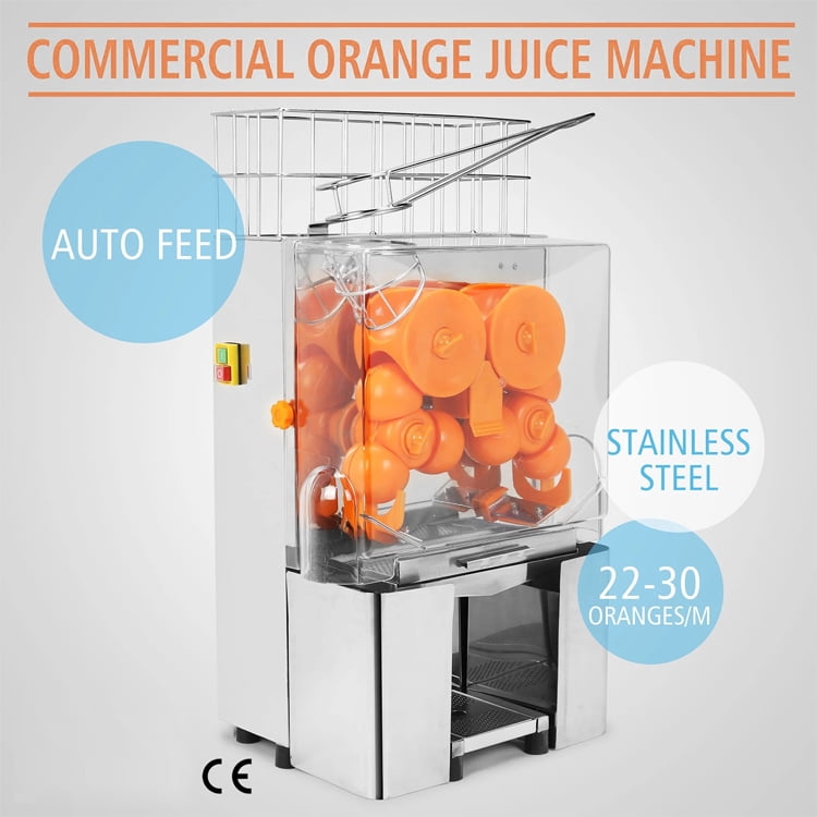 Kolice Commercial Automatic Orange Juicer Automatically Peeling Juice Beverage Machine Juice Dispenser Making Machine