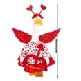 thumbnail image 2 of Porch Goose Valentine Outfits Valentines Goose Outfit Lawn Porch Geese Clothes Hearts Goose Outfit for 23" Geese Valentines Outdoor Patio Yard Lawn Art Decoration, Valentines-Style A, 2 of 6