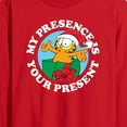 thumbnail image 2 of Garfield - My Presence Is Your Present - Adult Long Sleeve Tee, 2 of 4