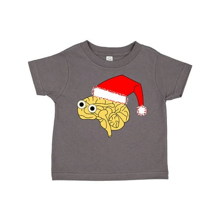 

Inktastic Santa Hat Brain Gift Toddler Boy or Toddler Girl T-Shirt