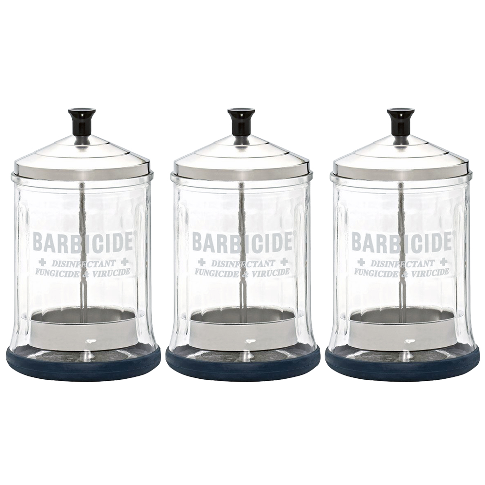 King Research Barbicide Disinfecting Jar Midsize (Pack of 3)