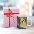 thumbnail image 4 of Waterfall with Gold Sunshine 11 Oz Ceramic Coffee Mug, Ideal for Relaxing Mornings, 4 of 8