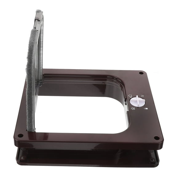 LOLIPPYY Brown Kitten Door Flap with Easy Maintenance and Space-Saving Design, Perfect for Modern Access