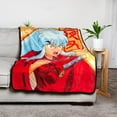 thumbnail image 2 of Inuyasha Fleece Throw Blanket | 45 x 60 Inches, 2 of 7