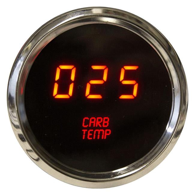 Intellitronix MS9118R Red LED Digital Carburetor Temperature Gauge