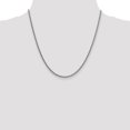 thumbnail image 2 of 14k White Gold 2.35mm Semi-solid 3-Wire Wheat Chain (Weight: 4.02 Grams, Length: 20 Inches), 2 of 4