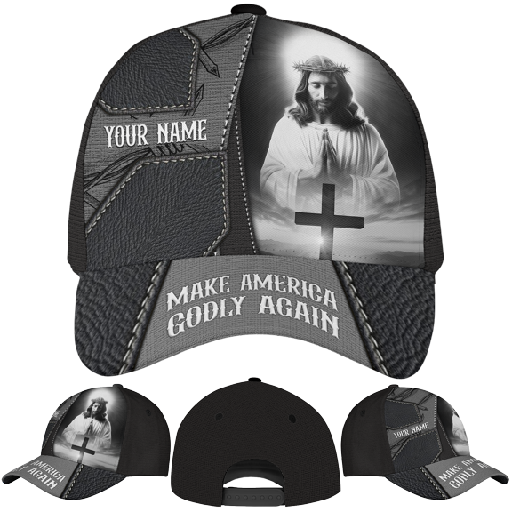 Lotusprinthandmade Personalized Jesus Christian God Classic Baseball Cap One Size Multicolor, custom faith-inspired god hat