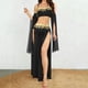 thumbnail image 4 of Conjunto de Ropa Interior de las Mujeres Color Sólido Camisola Bornela Dos Piezas, Conjunto Corto de las Mujeres Estilo Ropa de Dormir Casual Salón de Uso con Bornela Detalles, 4 of 4