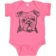 thumbnail image 3 of Inktastic English Bulldog Sketch Portrait Boys or Girls Baby Bodysuit, 3 of 5