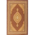 thumbnail image 1 of homeroots home decor 395326 7’ x 9’ Red and Beige Medallion Area Rug, 1 of 1