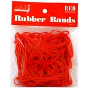 JAM Paper Rubber Bands, Size 33, Red, 100/Pack