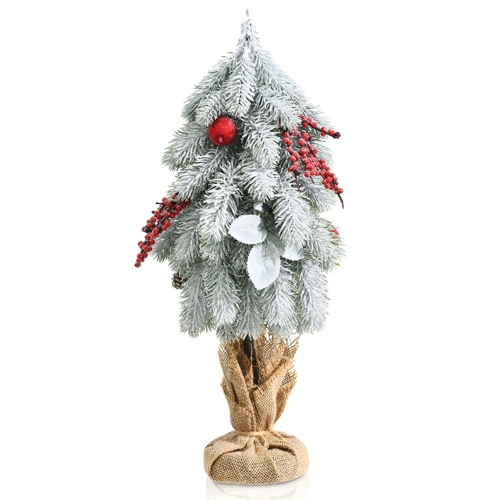 Kadyn 19" Tabletop Christmas Tree, Artificial Christmas Tree for Christmas Decorations, Home, Kitchen, Dining Table, Mini Christmas Pine Tree with W/pine Cones & Red Berrie, White Kadyn 19" Tabletop Christmas Tree, Artificial Christmas Tree for Christmas Decorations, Home, Kitchen, Dining Table, Mini Christmas Pine Tree with W/pine Cones & Red Berrie, White